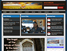 Tablet Screenshot of kingofgloryministries.org